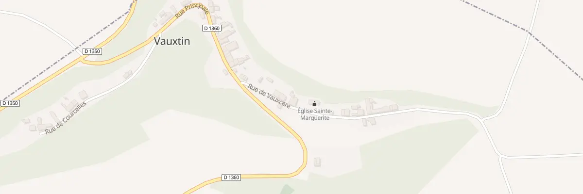 Plan du 6 Rue de Vauxcéré à Vauxtin