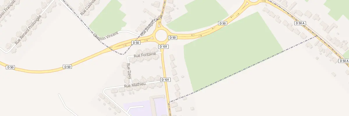 Plan du 122 Rue Roger Salengro à Onnaing