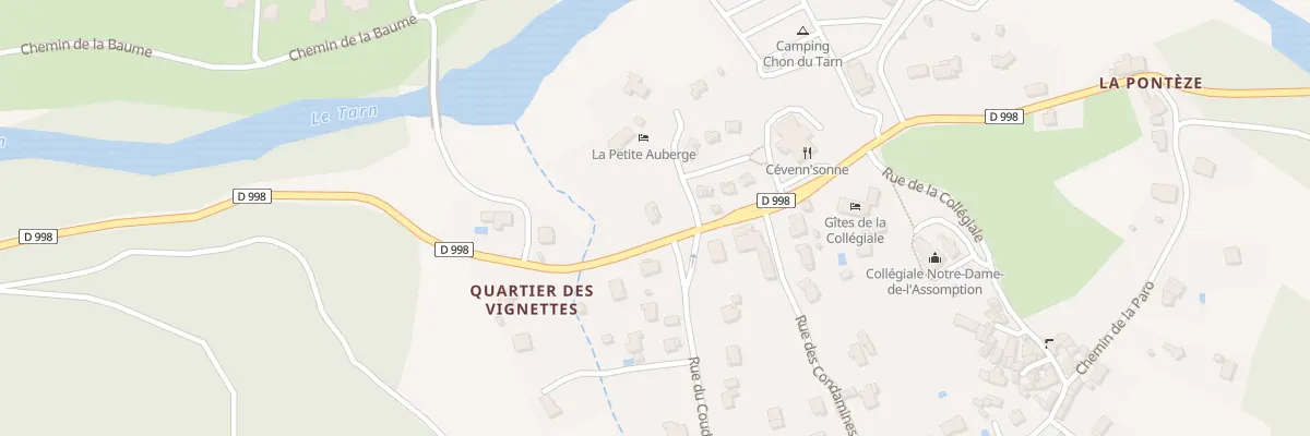 Plan du 5180 Imp de la Serve à Bédouès-Cocurès