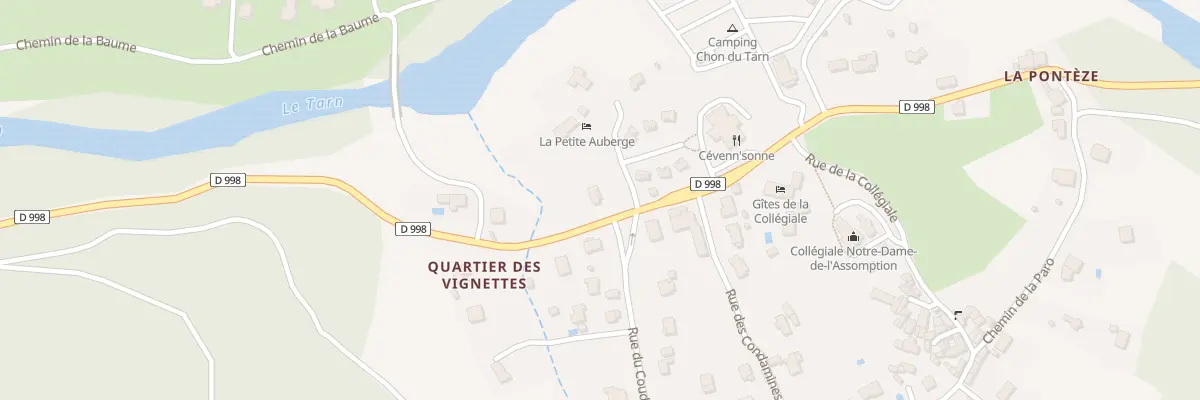 Plan du 5180 Imp de la Serve à Bédouès-Cocurès