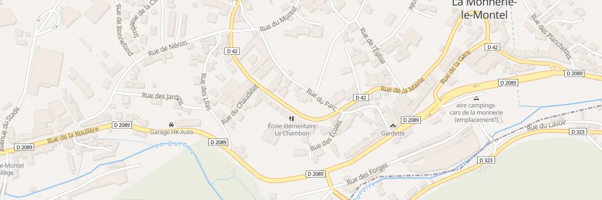 Plan du 9009 Rue du Chambon à La Monnerie-le-Montel