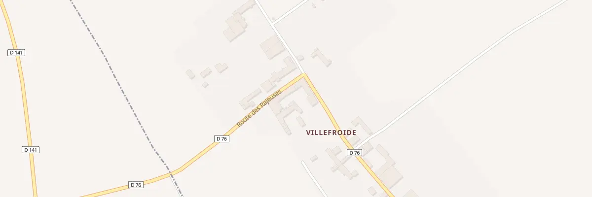 Plan du 2 Rte des Rajeuses à Coulours