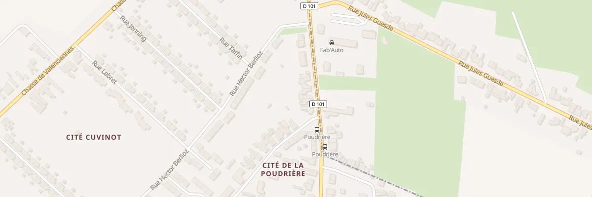 Plan du 103 Rue Roger Salengro à Onnaing