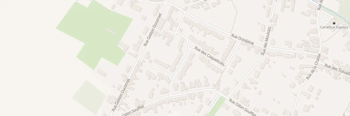 Plan du 6 Rue des Rosiers à Poix-du-Nord