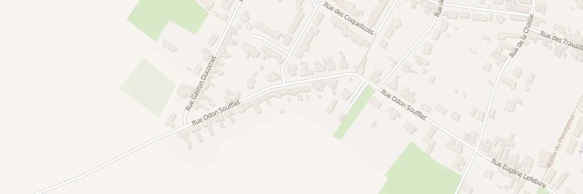 Plan du 19 Rue Odon Soufflet à Poix-du-Nord