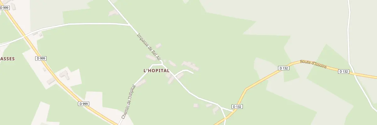 Plan du 5012 L’Hopital à Doranges