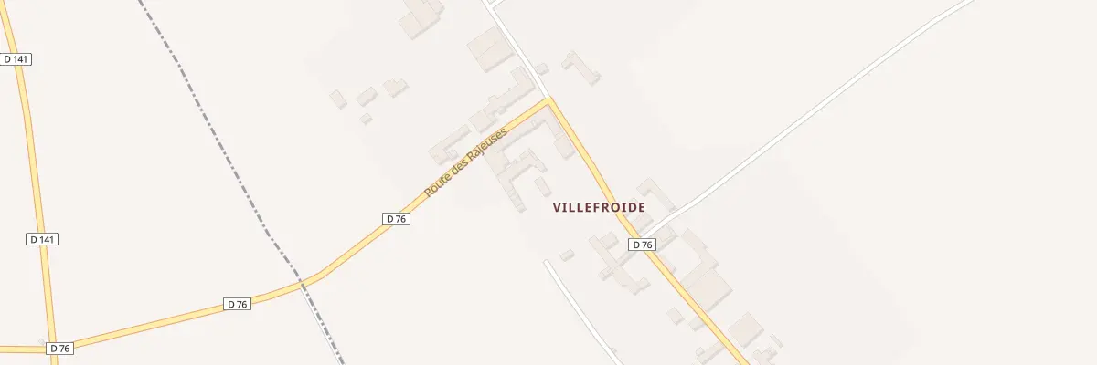 Plan du 4 Rte des Rajeuses à Coulours