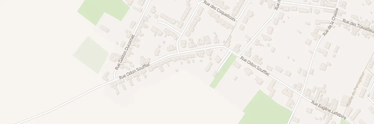 Plan du 17 Rue Odon Soufflet à Poix-du-Nord