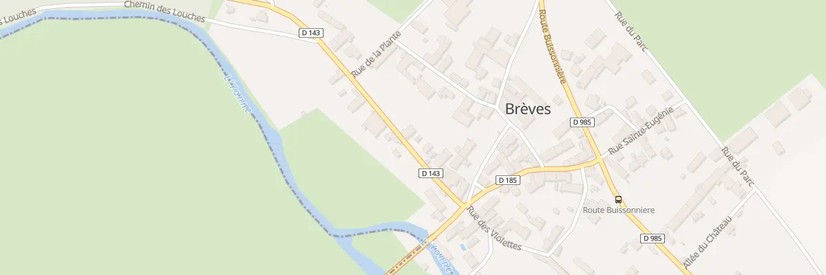 Plan du 6 Rue Romain Rolland à Brèves