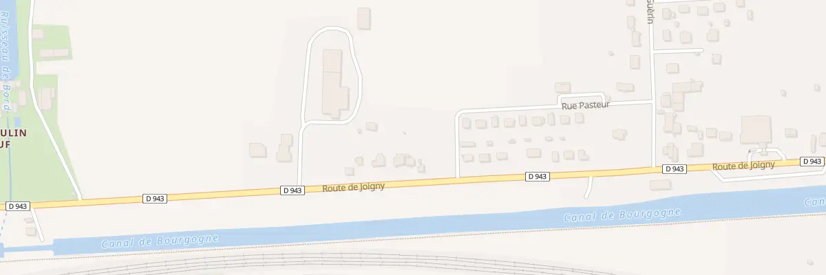 Plan du 45 Rte de Joigny à Brienon-sur-Armançon