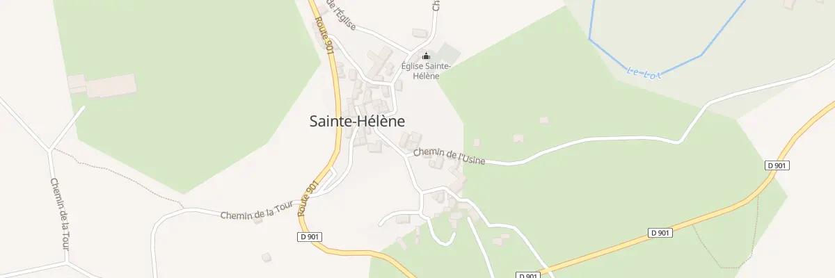 Plan du 5040 Sainte Helene Village à Sainte-Hélène