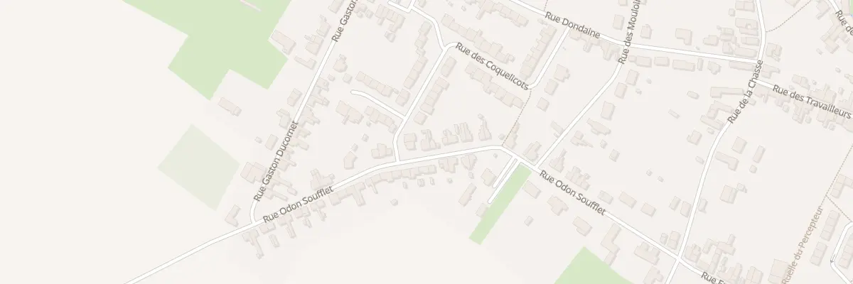 Plan du 36 Rue Odon Soufflet à Poix-du-Nord