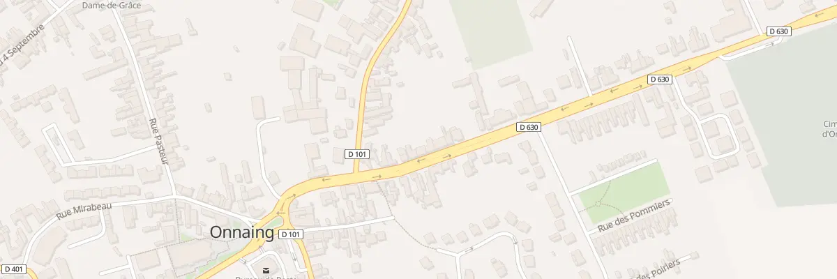 Plan du 245 Rue Jean Jaurès à Onnaing