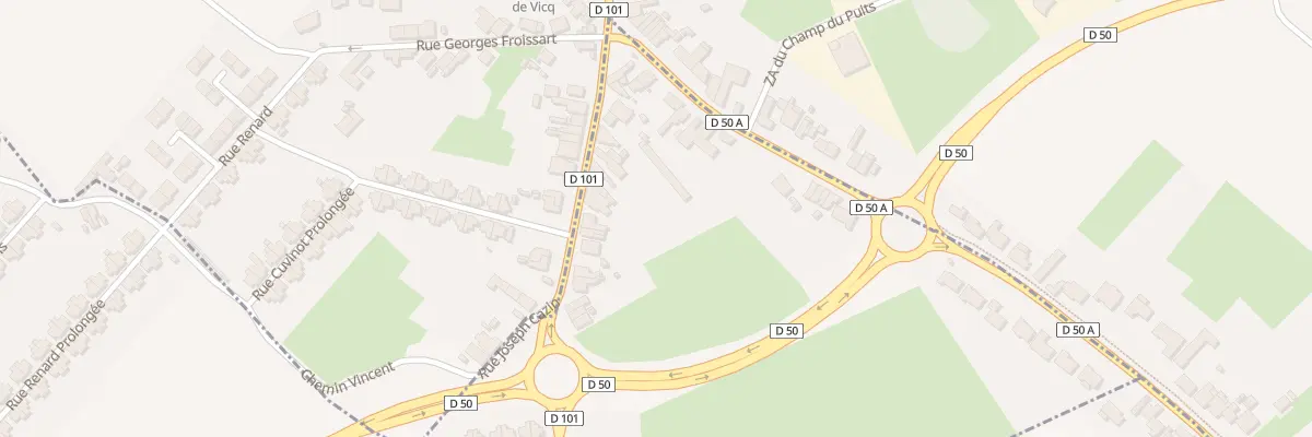 Plan du 156 Rue Roger Salengro à Onnaing