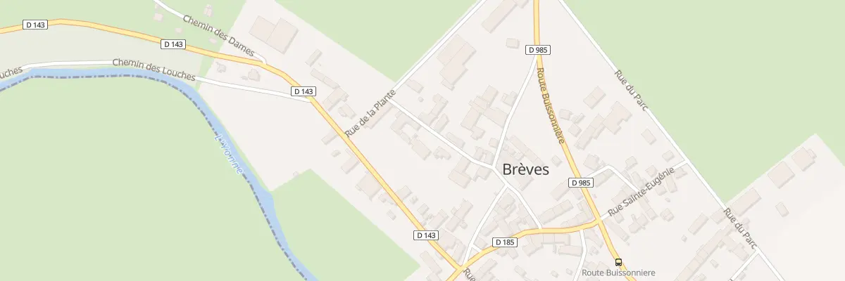 Plan du 11 Rue Traversiére à Brèves