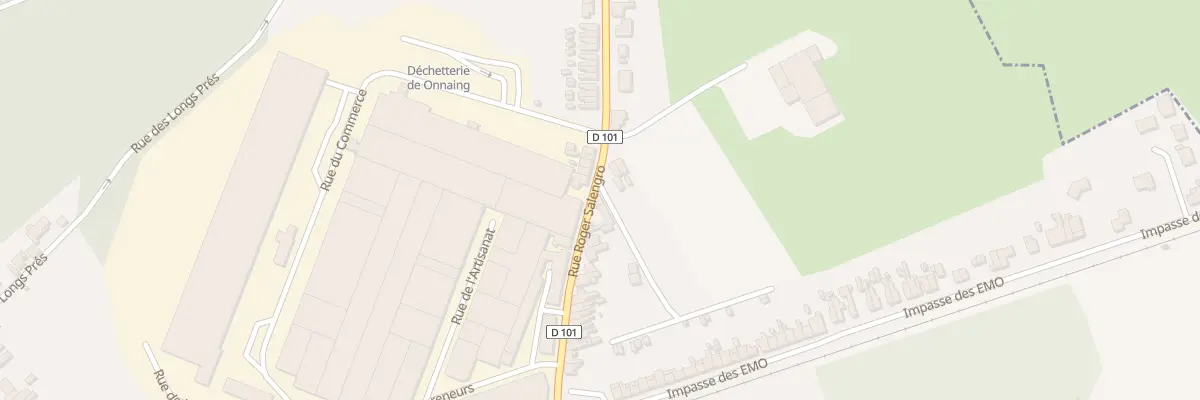 Plan du 34 Rue Roger Salengro à Onnaing
