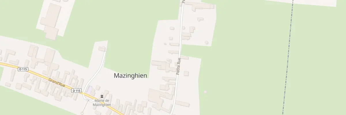 Plan du 9 Ptr Petite Rue à Mazinghien