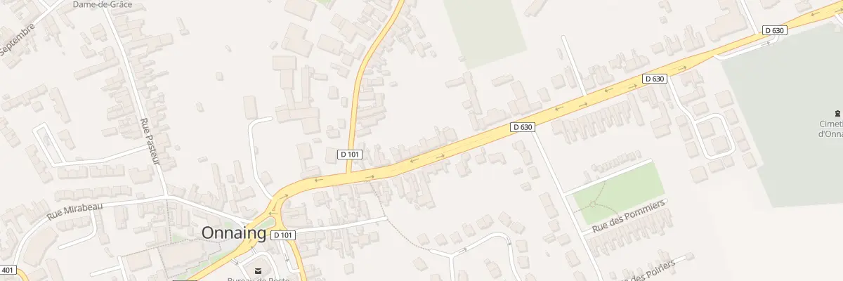 Plan du 247 Rue Jean Jaurès à Onnaing