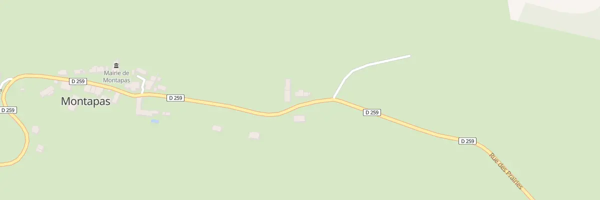 Plan du 5 Rue des Prairies à Montapas