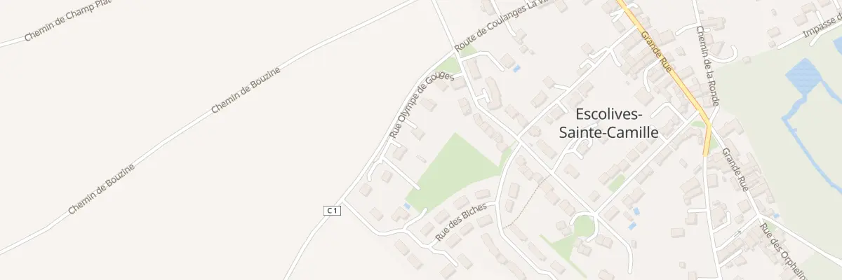 Plan du 6 Rue Olympe de Gouges à Escolives-Sainte-Camille