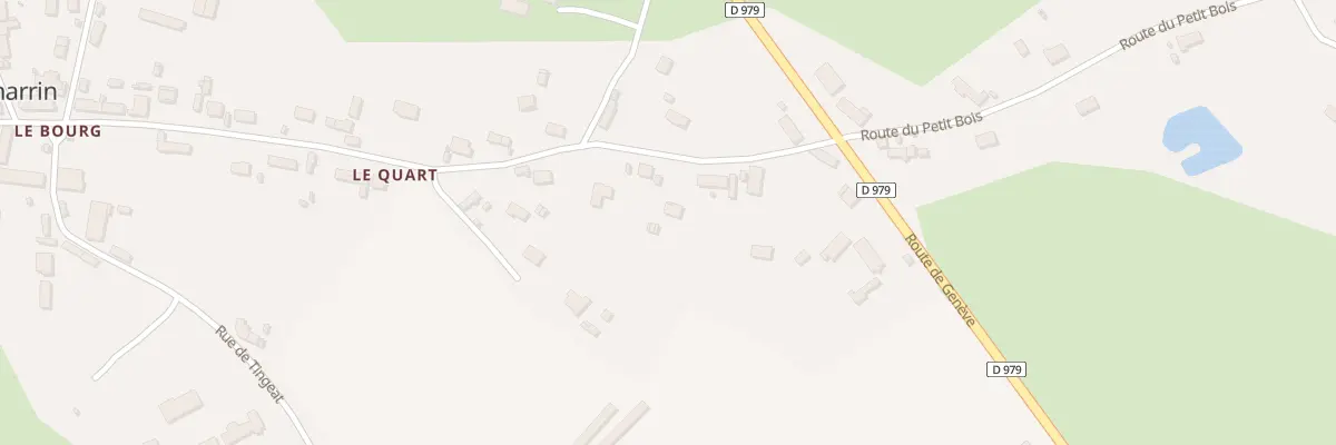 Plan du 11 Rue du Quart à Charrin