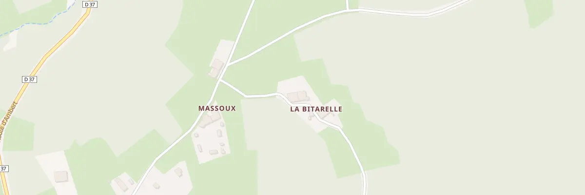 Plan du 5024 La Bitarelle à Fournols