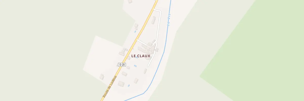 Plan du 5136 Le Claux à Gorniès