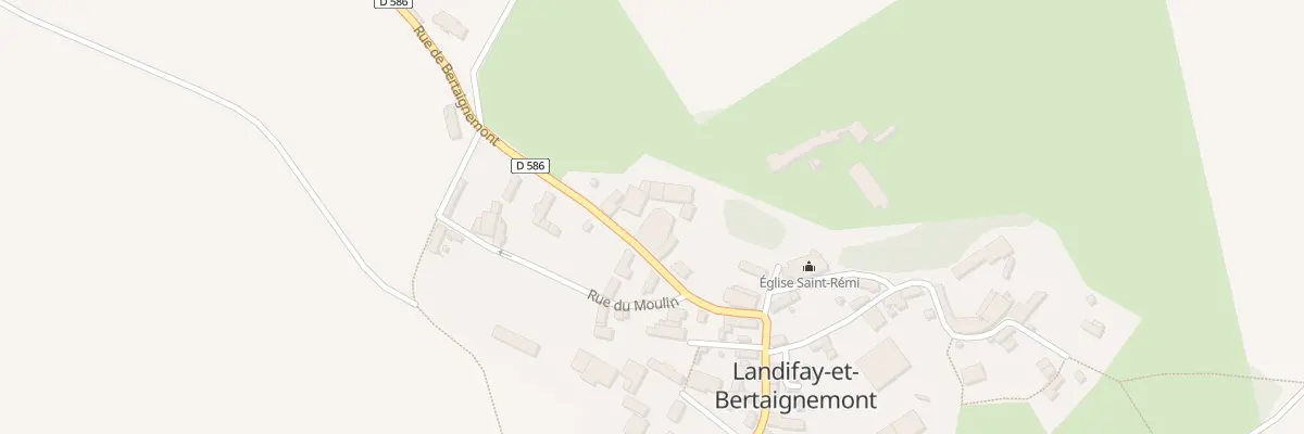 Plan du 8 Rue de Bertaignemont à Landifay-et-Bertaignemont