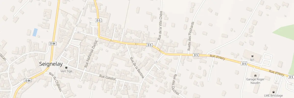 Plan du 26 Rue du Docteur Chauvelot à Seignelay