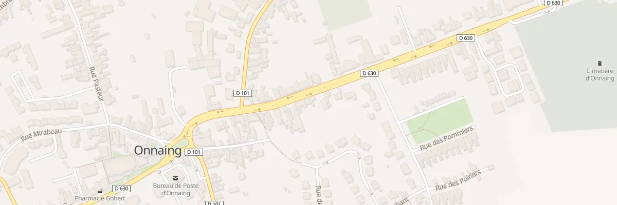 Plan du 318 Rue Jean Jaurès à Onnaing