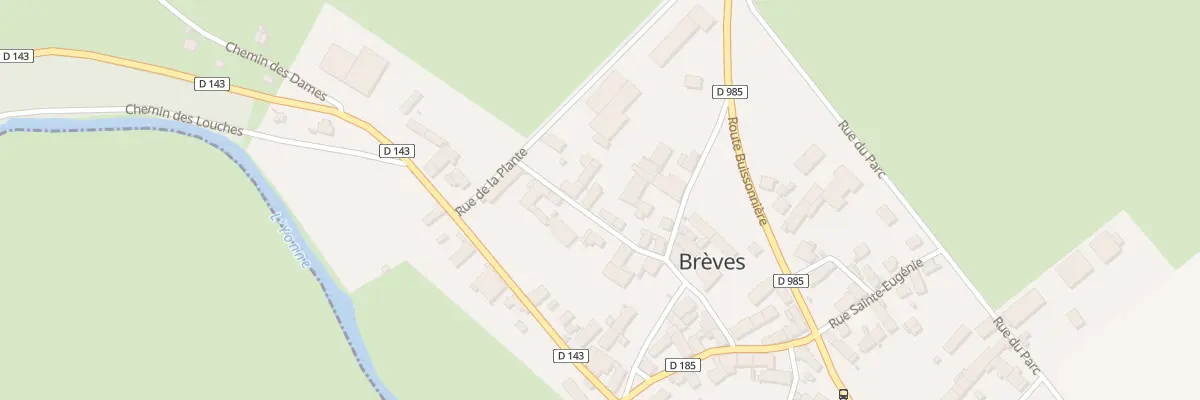 Plan du 10 Rue Traversiére à Brèves