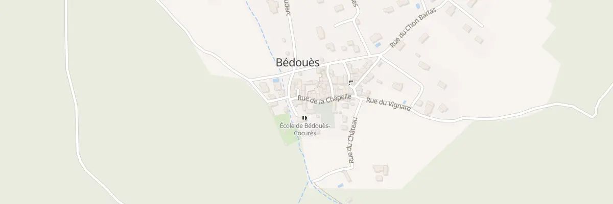 Plan du 5079 Rue de la Doubleto à Bédouès-Cocurès