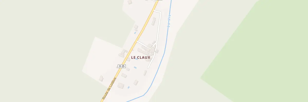 Plan du 5137 Le Claux à Gorniès