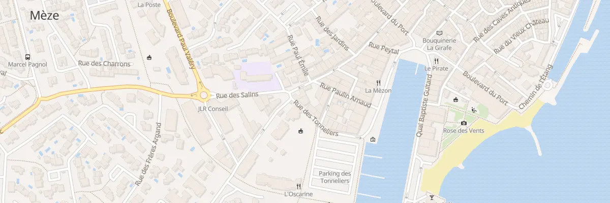 Plan du 1 Rue des Tonneliers à Mèze