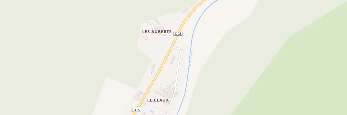 Plan du Claux à Gorniès