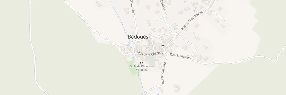 Plan du 5043 Rue de la Doubleto à Bédouès-Cocurès