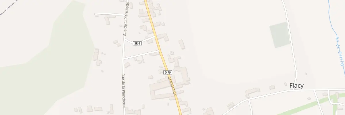 Plan du 27 Gr Grande Rue à Flacy