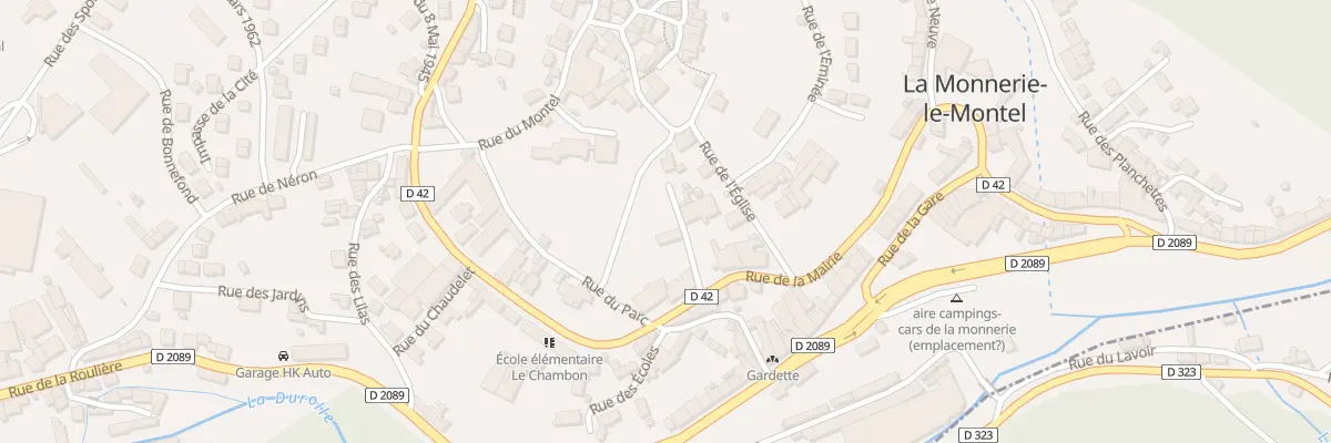Plan du 10 Rue de la Mairie à La Monnerie-le-Montel