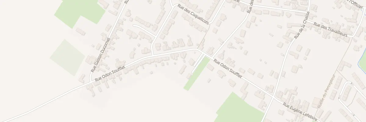 Plan du 7 Rue Odon Soufflet à Poix-du-Nord