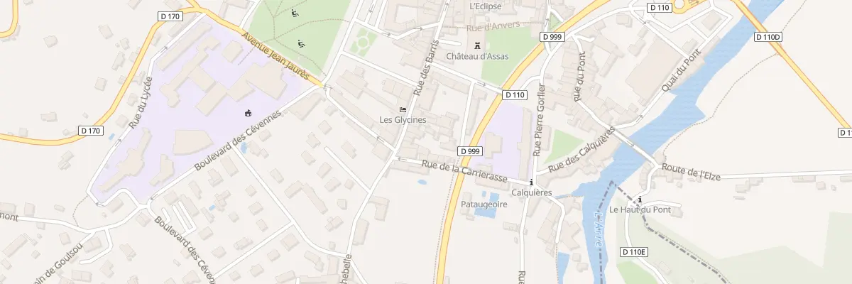 Plan du 33 Rue des Barris au Vigan