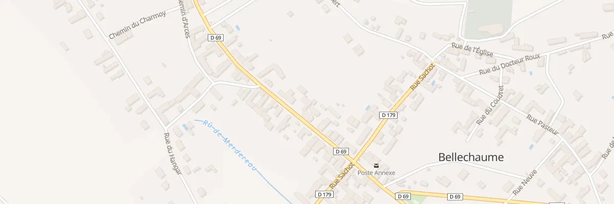 Plan du 38 Rue du Professeur Ramon à Bellechaume