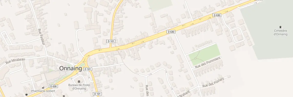 Plan du 320 Rue Jean Jaurès à Onnaing