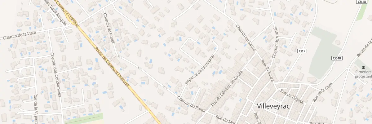 Plan du 40 Imp de l’Amourier à Villeveyrac