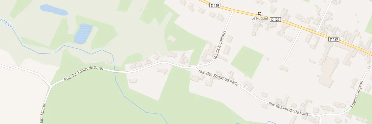 Plan du 29 Rue des Fonds de Paris à Villers-Pol