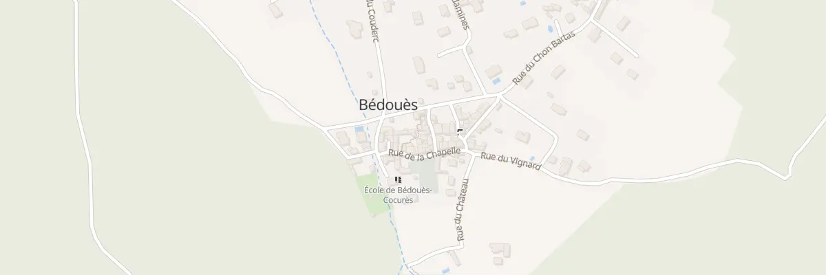 Plan du 5201 Rue de la Doubleto à Bédouès-Cocurès