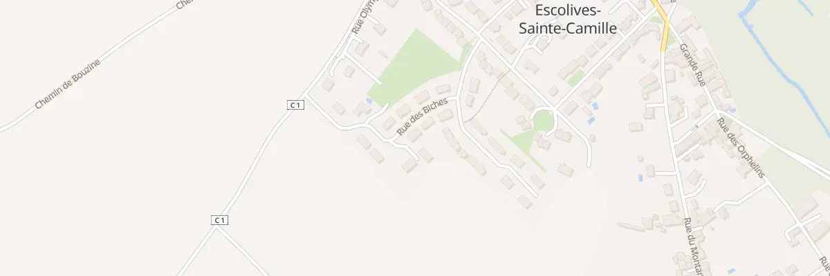 Plan du 10 Rue des Biches à Escolives-Sainte-Camille