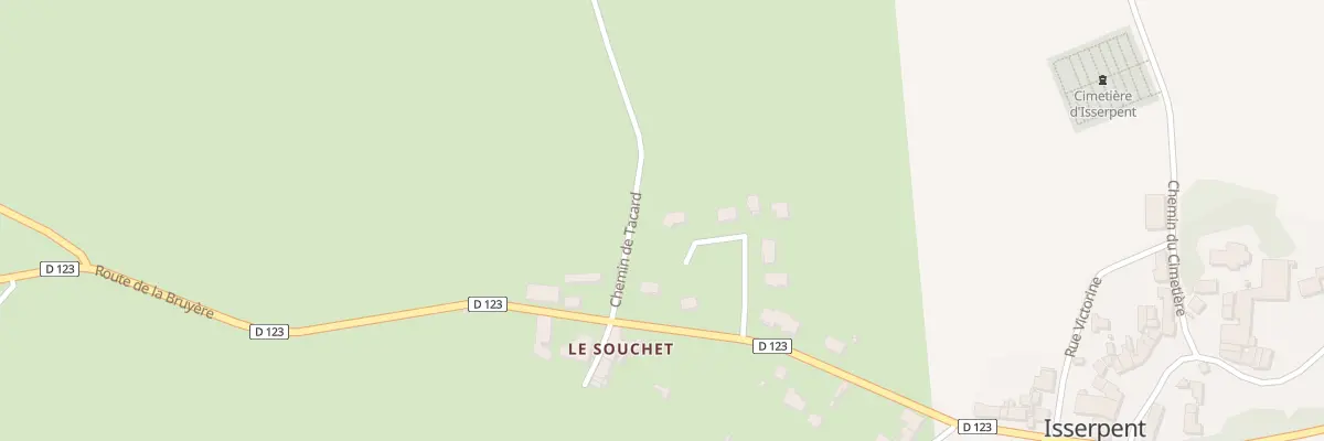 Plan du 16 Rue Pierre Gay à Isserpent
