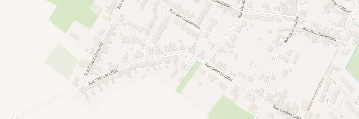 Plan du 5 Rue Odon Soufflet à Poix-du-Nord