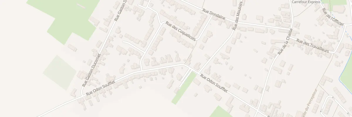 Plan du 24 Rue Odon Soufflet à Poix-du-Nord