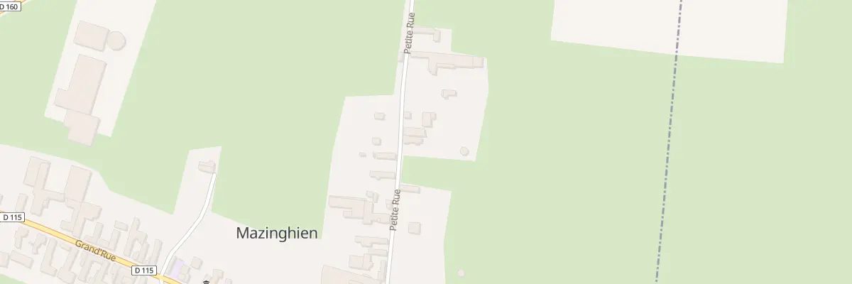 Plan du 10 Ptr Petite Rue à Mazinghien